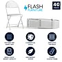Flash Furniture HERCULES™ Plastic Armless Folding Chair With Fan Back, White, 40/Pack (40LEL4WHITE)~#|#~C14A63FE-88EF-434D-975C23257579177E_sc7