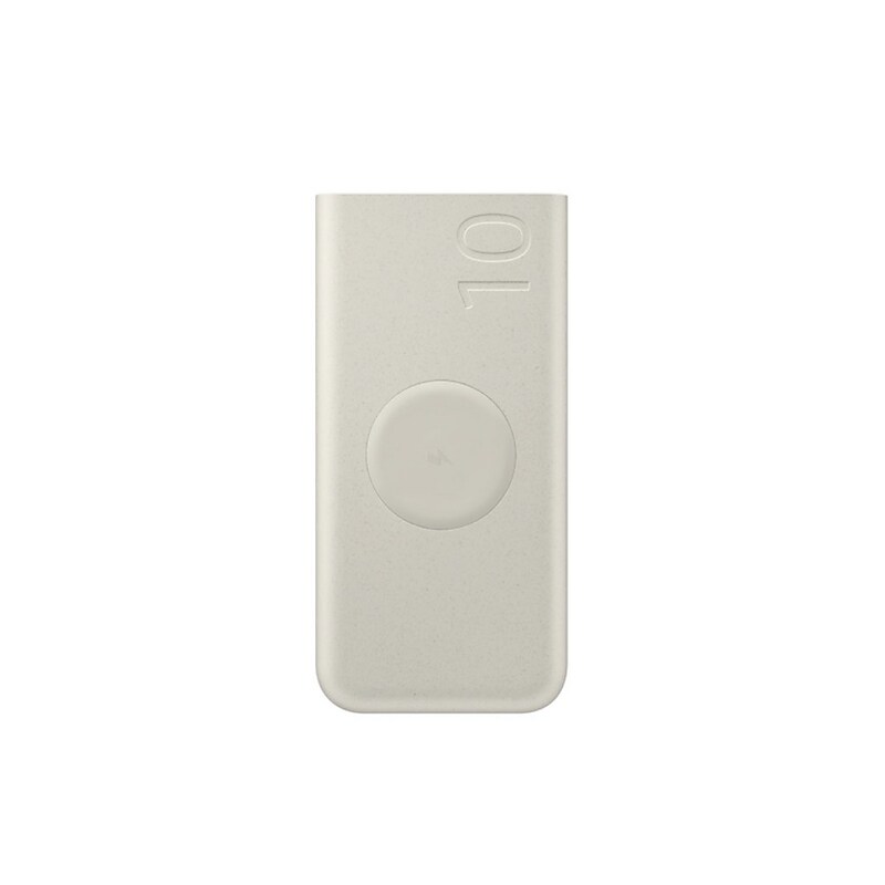 Samsung Wireless 10,000mAh  Power Bank, 25W, Beige (EB-U2510XUEGUS) image 1