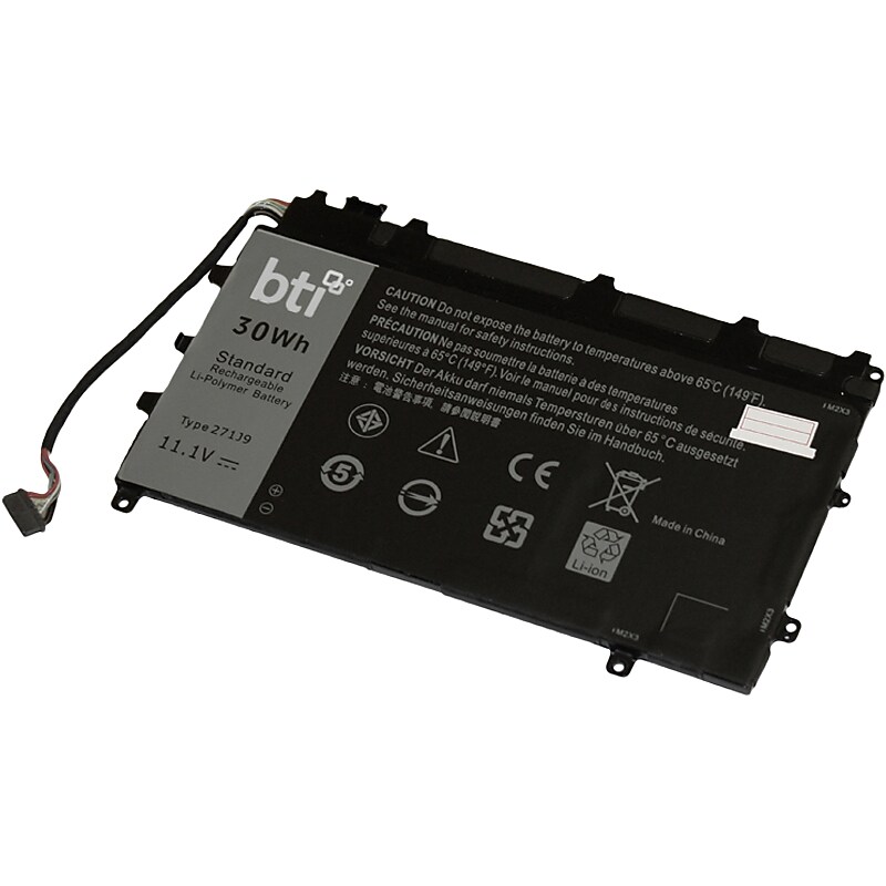 Battery Technology Li-Ion Replacement Battery for Dell Latitude 7350 13", 2700mAh (271J9-BTI) image 1