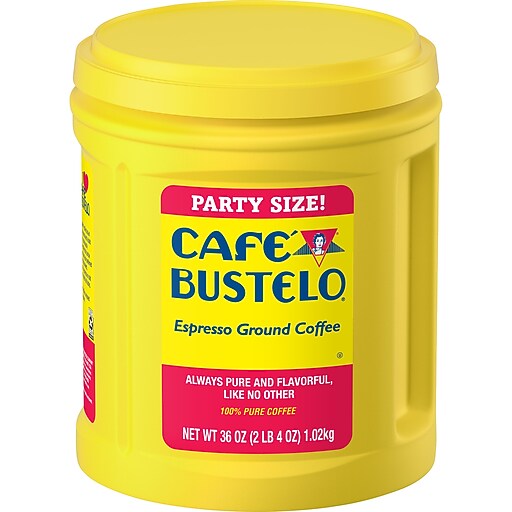 サルダナパルスミイロタテハ f.belsazar Café Bustelo Espresso Ground Coffee, Dark Roast, 36 oz