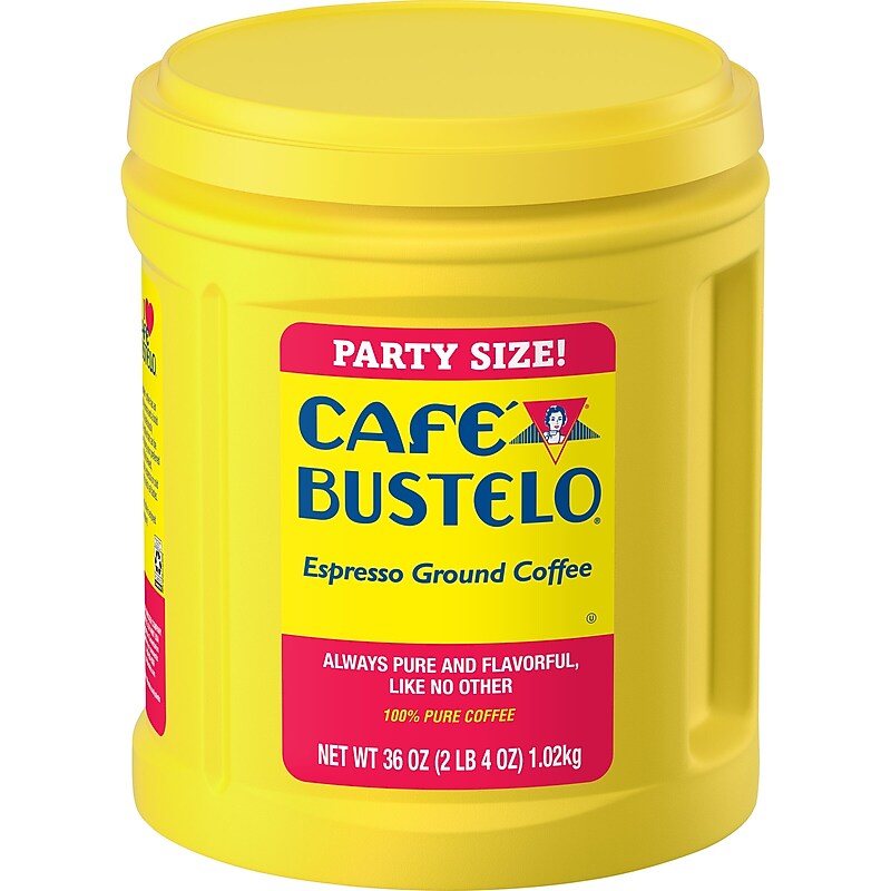 Café Bustelo Espresso Ground Coffee, Dark Roast, 36 oz. (SMU00055) image 1