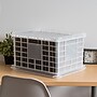 Iris File Storage Durable Plastic Crate, Letter/Legal Size, Clear (270011)~#|#~C151D778-80AC-4FC7-BAA9A16A9C3D168F_sc7