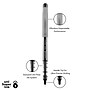 uni-ball Vision Needle Rollerball Pens, Fine Point, 0.7mm, Assorted Ink, 8/Pack (1734916)~#|#~C155C25D-B3F0-48F5-948F56468B67B4EC_sc7
