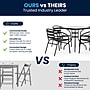 Flash Furniture Lila 31.5'' Square Table with 4 Slat Stack Chairs, Black (TLH0732SQ017CB4)~#|#~C156F3CC-DDC6-431A-BB66A0CF00ECC204_sc7