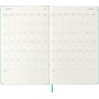 2025-2026 Moleskine Planners 5" x 8.25" Academic Weekly Planner, Leather Cover, Aquamarine (DHB2418WN3Y26)~#|#~C157CC7C-0C95-4872-B7893ACE3C882CC1_sc7