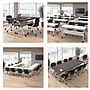 Bush Business Furniture Envision 60"W Foldable Training Room Table with 2 Chairs, Storm Gray (NVS007SG)~#|#~C158EE17-C1EF-4848-8B532E5C2B892C2F_sc7