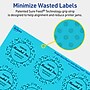 Avery Laser/Inkjet Multipurpose Circle Labels, 2" Dia., Bright Blue, 120/Pack (94501)~#|#~C15DC2E9-99D1-445A-A52CACE9473E6FCF_sc7