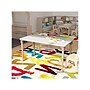 Flash Furniture Bright Beginnings Hercules Rectangular Table, 47" x 24", Height Adjustable, White/Beech (MK-ME088026-GG)~#|#~C1636A52-AF02-46A2-BF39F882ACBB5C33_sc7