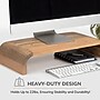 Anji Mountain Mango Wood Monitor Stand, Up to 32" Monitor, Natural (MS-CRV-MNG)~#|#~C165A514-D646-48ED-81C9AA118FCB407D_sc7