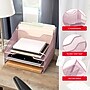 Staples 5-Compartment Metal Mesh Desktop File Organizer, Dusty Pink (ST63828)~#|#~C1660ADD-4437-497A-8EF19586E1EE359B_sc7