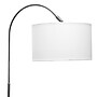 Creekwood Home Vista 66" Brushed Nickel Floor Lamp with Drum Shade, White (CWF-3006-WH-LB)~#|#~C166DD2F-2EBE-4C3E-B176E11540F9215F_sc7