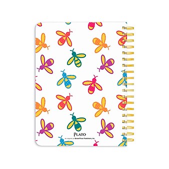 2023-2024 Plato Busy Bees 6" x 7.75" Academic & Calendar Weekly Planner, Paperboard Cover, Multicolor (9781975457402)