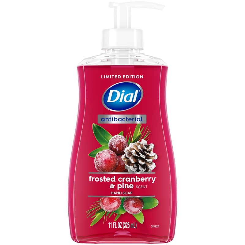 Dial Antibacterial Limited Edition Liquid Hand Soap, Frosted Cranberry & Pine Scent,  11 oz. (1700035953) image 1