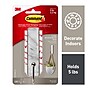 Command Large Decorative Hook, 5 lb., Marble Finish (17037MBN-ES)~#|#~C16F424A-3C56-49F7-9201608BB94A9216_sc7