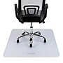 Mind Reader Carpet Chair Mat, 35" x 47'', Low-Pile, Clear (OFFCREC-CLR)~#|#~C1717B33-603F-4019-8C80ECE706A3B8F9_sc7