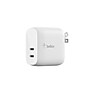 Belkin BOOSTCHARGE 40W USB-C Wall Charger, White (WCB006DQWH)~#|#~C177CDAF-5CCC-4DC7-96F9C4D4A0779EBA_sc7