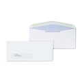 Staples™ Gummed Security Tinted #10 Business Window Envelopes, 4 1/8" x 9 1/2", White Wove, 500/Box (SPL918161)
