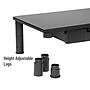 Mind Reader Anchor Adjustable Dual Monitor Stand, Up to 40" Monitors, Black (DUBMODR-BLK)~#|#~C17CB1DE-4E5D-4A84-B5EEEDB215798EBD_sc7