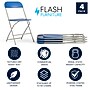 Flash Furniture HERCULES Plastic Folding Chair, Blue, 4/Pack (4LEL3BLUE)~#|#~C17DD5F1-D93C-486D-9BCC45979ED165B5_sc7