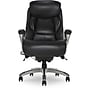 Serta Lautner Ergonomic Bonded Leather Swivel Executive Chair, Black/Cream (44942)~#|#~C180108D-519E-45EF-A581AB1FFC4D529D_sc7