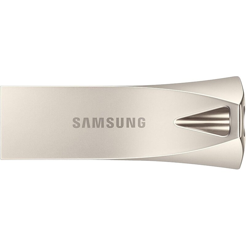 Samsung BAR Plus 512GB USB 3.2 Flash Drive Memory Stick, Silver (MUF-512BE3/AM) image 1