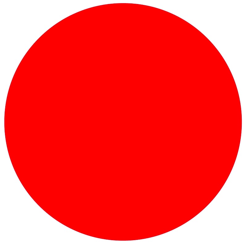 Decker Tape Round Inventory Labels, 3" Dia, Standard Red, 1000/Roll (SL6141-SR) image 1