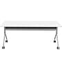 Safco Rumba Training Room Table, 30" x 72", Designer White (RBA7230FLSLDSWT)~#|#~C18B2985-8847-4E97-9F89ECD54793F1EE_sc7