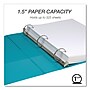 Samsill Earth's Choice 1 1/2" 3-Ring View Binders, Teal, 2/Pack (SAMMP286577)~#|#~C18BAD2A-68B7-43C9-ADA3049000EBC4D7_sc7