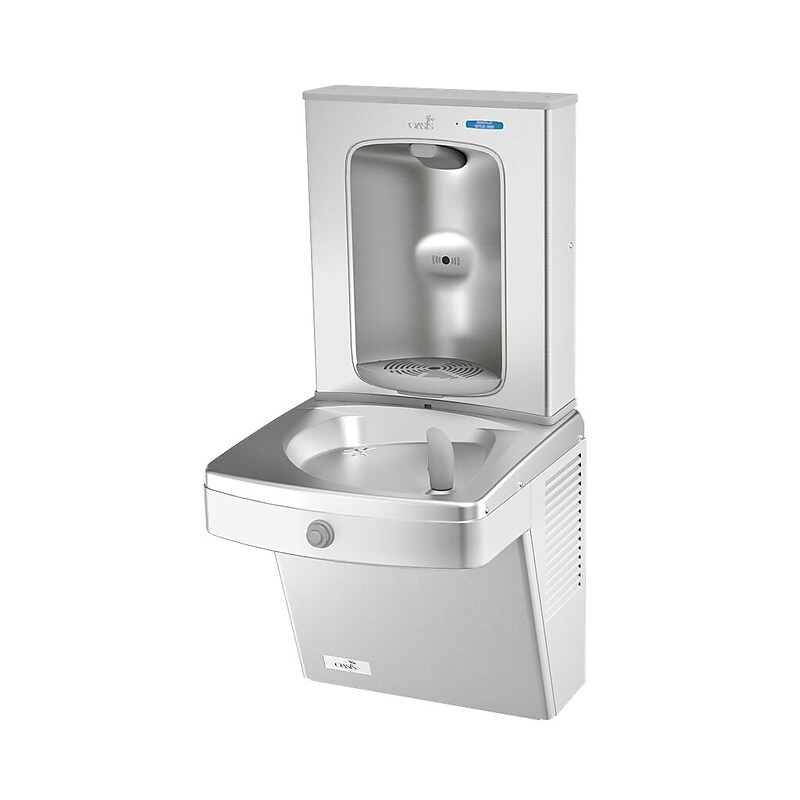 Oasis Vandal Resistant Single Drinking Fountain, Refrigerated 8 GPH, with Stainless Steel Electronic Bottle Fill (507063) image 1