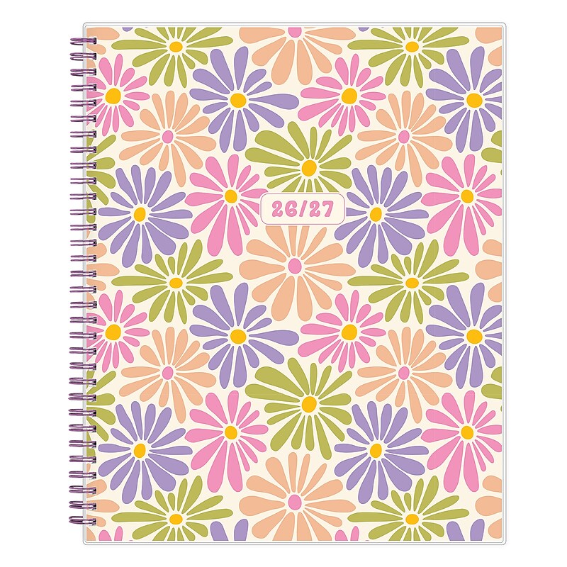 2026-2027 Blue Sky Jixie 8" x 11" Academic Year Weekly & Monthly Planner, Plastic Cover (157558) image 1