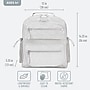 Bentgo Kids School Backpack, Medium, Silver Glitter (BGBKPAKV2-SLGL)~#|#~C192E9E9-A504-4A1F-8E3D53A5F14458F3_sc7
