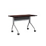 Safco Rumba Training Room Table, 24" x 48", Biltmore Cherry (RBA4824FLSLBMCH)~#|#~C1940E55-F9FA-459E-B3602C460846450E_sc7