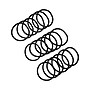 scunci No Damage All Hair Medium Hold Hair Tie, Black, 18/Pack (1014103A048)~#|#~C195ADC8-2BBA-4617-98BB643165CF7A5D_sc7