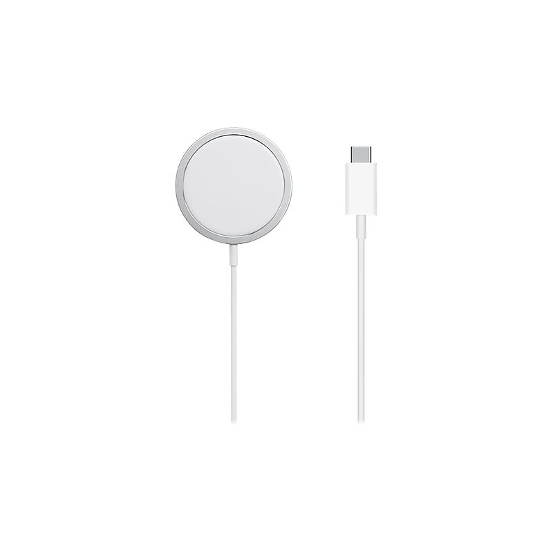 4XEM Wireless Charger for iPhone 12/Pro Max/Pro/Mini, White/Silver (4XMAGCHARGEPAD) image 1