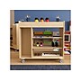 Flash Furniture Bright Beginnings Mobile 8-Section Storage Cart, 31.5"H x 33"W x 23"D, Natural Birch Plywood (MK-ME14504-GG)~#|#~C19E55E8-F349-413A-B6D255B06229DD9B_sc7