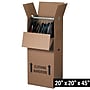 20" x 20" x 45" Heavy Duty Wardrobe Boxes, 48 ECT, Double Wall, 5/Bundle (202045WARD)~#|#~C19F752F-1CB4-45C3-ACDD9D7D3BD6BAB8_sc7