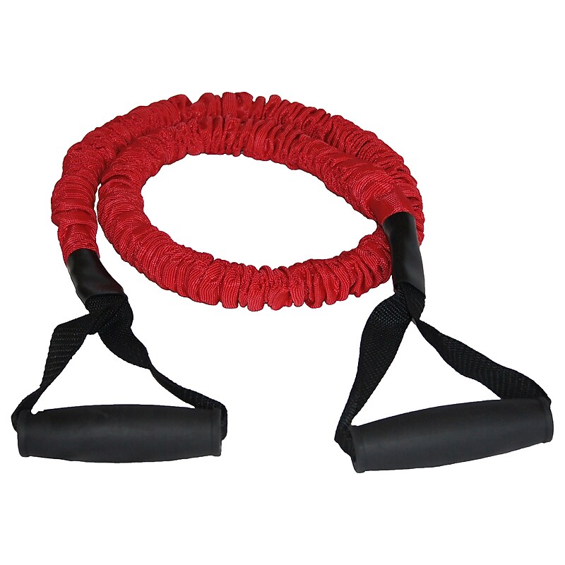 Jfit Heavy Resistance Band, Red/Black (J-TSSHVY) image 1