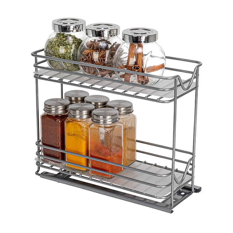 Household Essentials Glidez Metal Organizer, Grey (HH1244-1) image 1