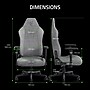 Razer Iskur V2 X Plush Fabric Ergonomic Racing Gaming Chair, Light Gray (15104529)~#|#~C1A35798-D423-419D-935AD5BB39CD7A5A_sc7