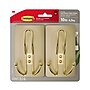 Command Extra Large Decorative Hook, Satin Brass, 2/Pack (17038BR-2ES)~#|#~C1AA35EF-5DFC-487D-A30095CE58CAA375_sc7