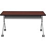 Safco Rumba Training Room Table, 24" x 60", Biltmore Cherry (RBA6024FLSLBMCH)~#|#~C1AE386C-40CE-4099-9DFC011157A940C8_sc7