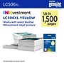 Brother LC506XL Yellow High Yield Ink Cartridge, Prints up to 1,500 Pages (LC506XLY)~#|#~C1B59A9B-79BC-4A10-A86F41A4C237331D_sc7