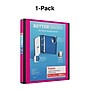 Staples Heavy Duty 1 1/2" 3-Ring Better Binder, D-Ring, Pink (ST55859-CC)~#|#~C1B69F3F-C9DB-4899-BFC3546B964DE95A_sc7