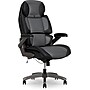 Sharper Image S-950 Heated Ergonomic Polyurethane Swivel Executive Massage Chair, Gray/Black (52755M-GRYBLK)~#|#~C1B7D872-0180-4B15-92BD9D1305960554_sc7