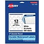 Avery Laser/Inkjet Round Waterproof Multipurpose Labels, 2" Dia., White, 600 Labels/Box (94501)~#|#~C1B984D7-FA33-443C-8E676D247D636D08_sc7