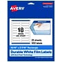 Avery Laser/Inkjet Rectangle Waterproof Multipurpose Labels, 3.4375"  x 0.9375", White, 450/Pack (94218)~#|#~C1B9FF46-30A0-4D85-B0EA57938D5E9CC3_sc7