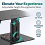 Purely S502 Ergonomic Adjustable Monitor Riser & Laptop Docking Station with Wireless Charging, Black (PMS502DS)~#|#~C1BFC39A-3A00-4634-ABCDBBDBFFD3F1F4_sc7