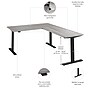 Bush Business Furniture Move 60 Series 60"W L Shaped Adjustable Standing Desk, Platinum Gray (M6SL6078PGBK)~#|#~C1C4F5B3-2BF3-40BF-8DED4378886B10BE_sc7