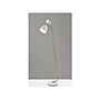 Adesso Oscar 59" Matte White/Antique Brass Floor Lamp with Cone Shade (4283-02)~#|#~C1C589B8-B917-45FE-AF0B6697517DC097_sc7