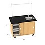 Diversified Woodcrafts Kinetic Mobile Demo Center Rectangular Demonstration Table, 48" x 28", Oak (4222K)~#|#~C1C7F8D8-B4A1-4576-94A2A0D83BDD4FFA_sc7